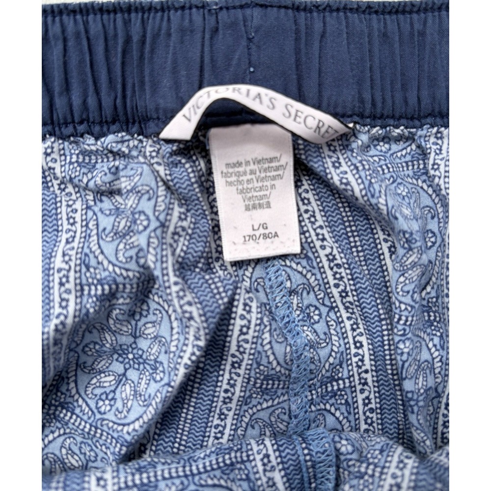 Women's Victoria's Secret Pants Multicolor L Geometric Light Sleepwear Casual - Picture 4 of 14